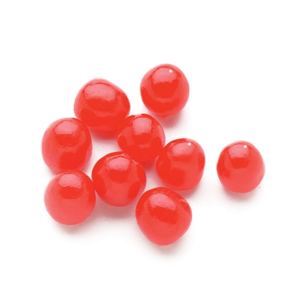 Red Cherry Fruit Sours Chewy Candy Ball 5lb Bag D856