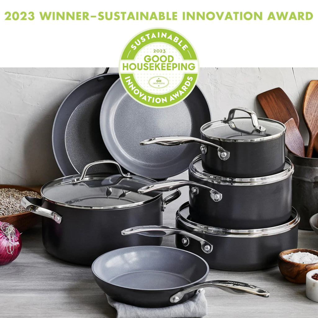 11-Piece Ceramic Nonstick Cookware Set N349935