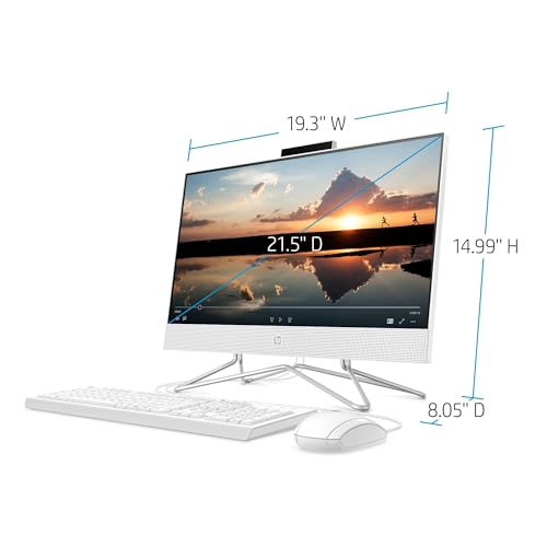 21.5" FHD Display All-in-One Desktop Computer, 8GB RAM, 256GB SSD E7812