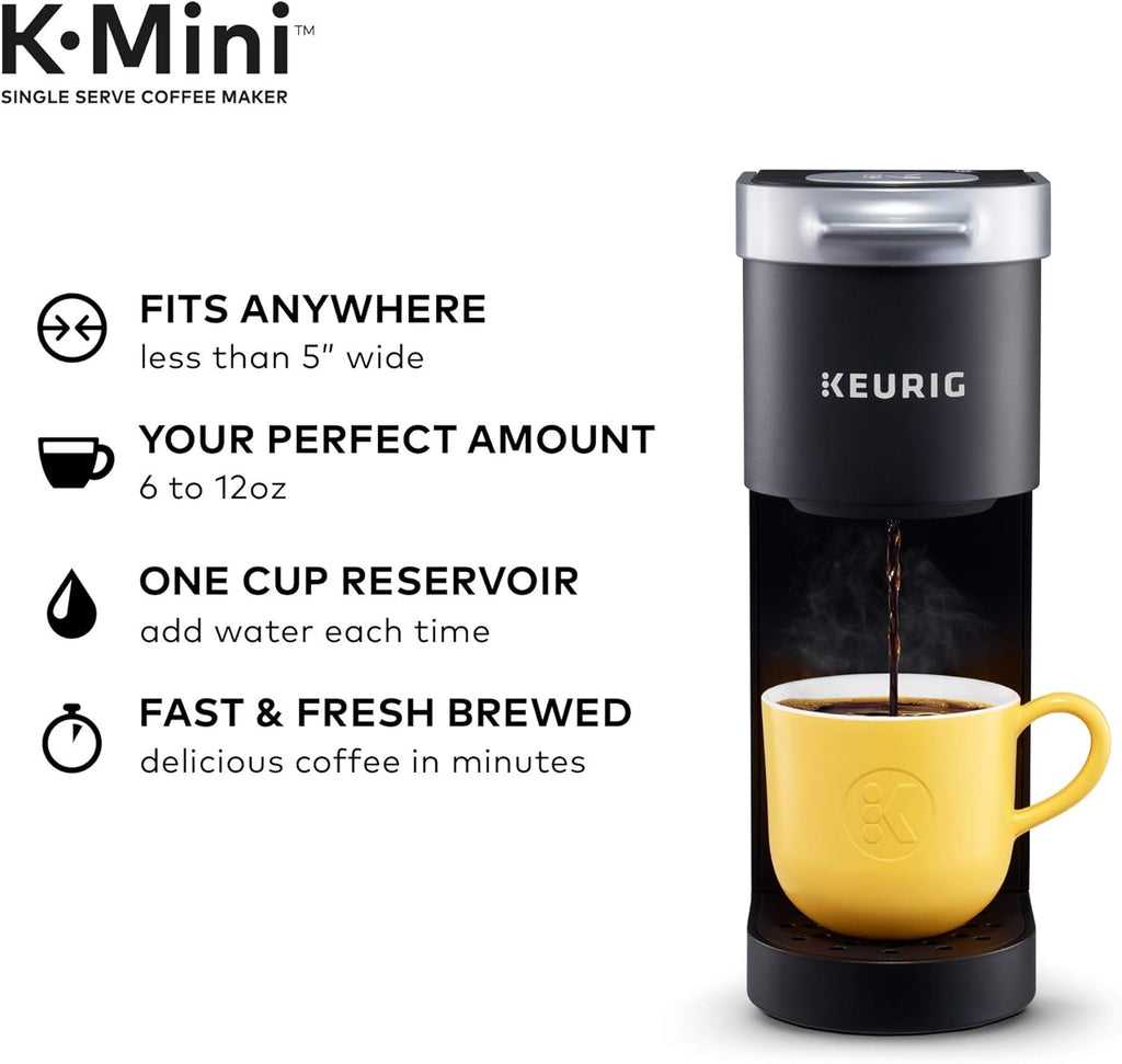 White Single Serve K-Cup Pod Coffee Maker & Black Single Serve Coffee Maker Y182