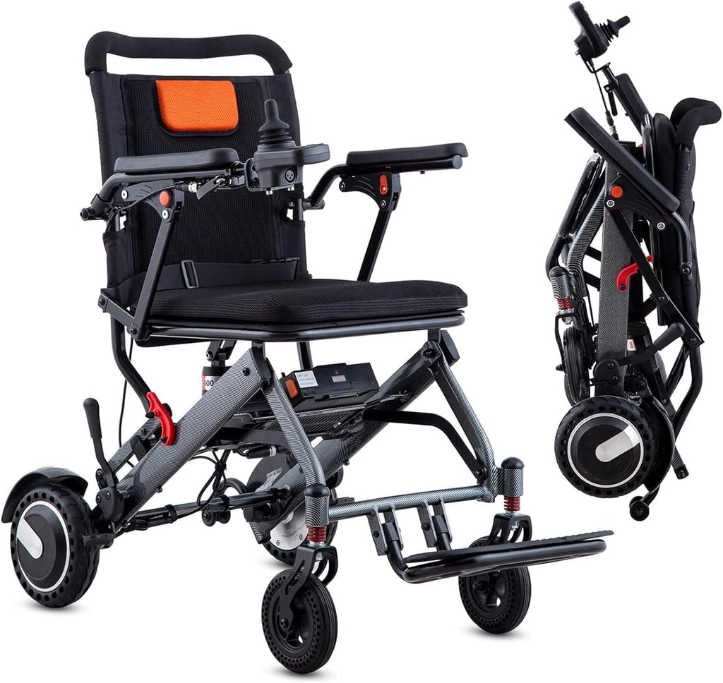 Foldable Electric Wheelchair, 36 Lbs, All Terrain T738