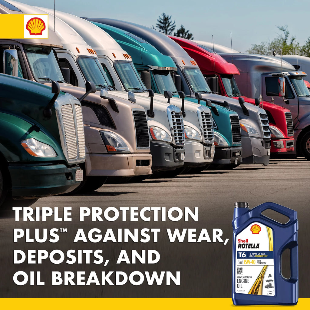 Full Synthetic 15W-40 Diesel Engine Oil, 1 Gallon J205573