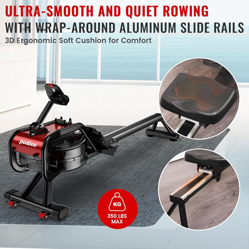 Magnetic Rower with LCD Monitor V124