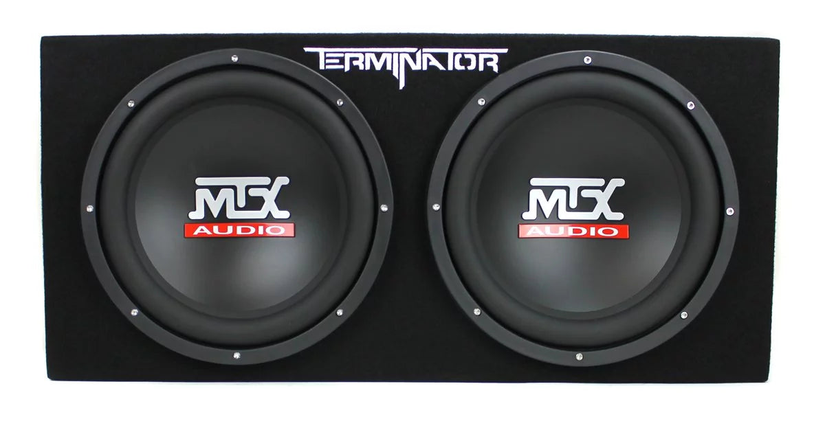 12" 1200W Dual Loaded Car Subwoofers with Box and Amp G72964
