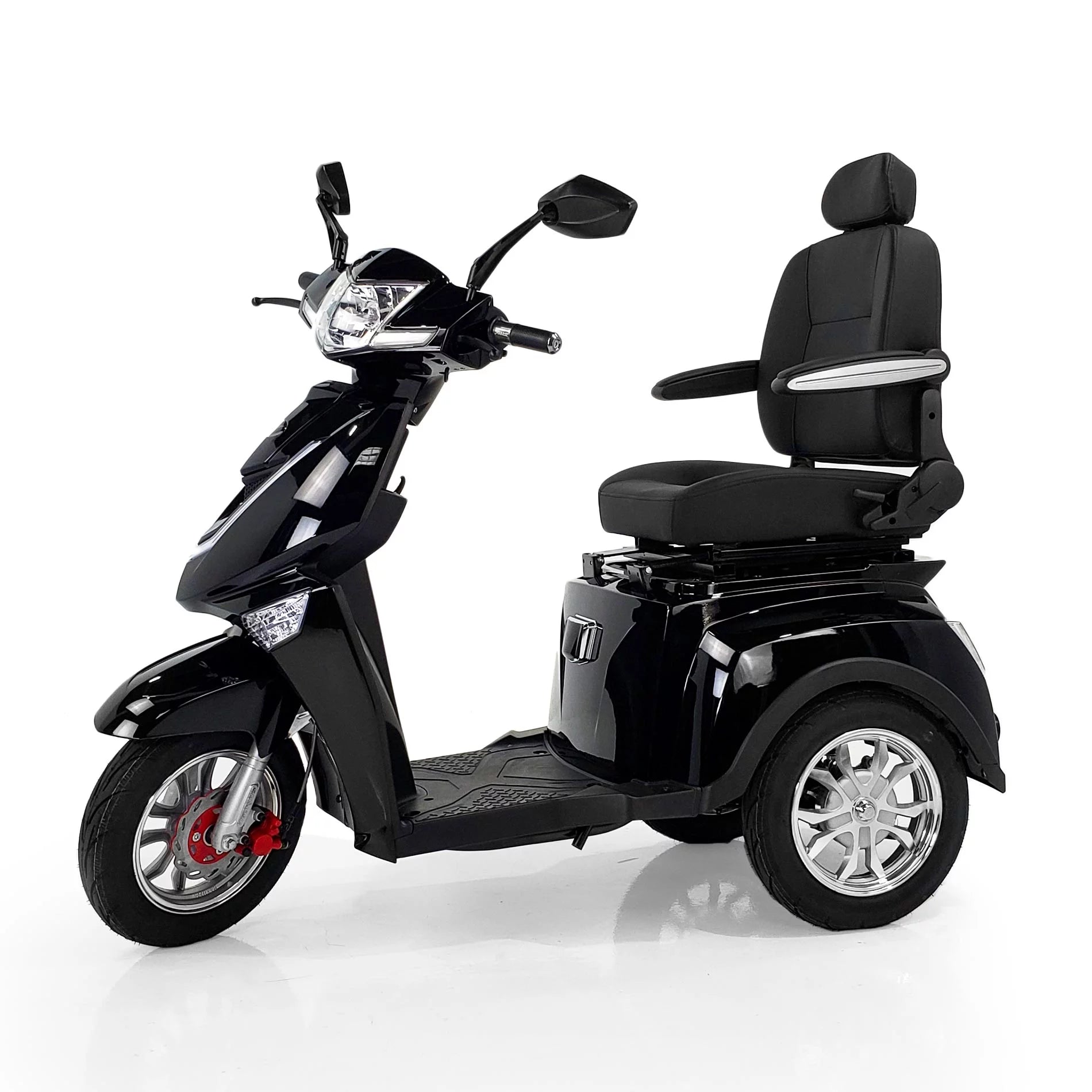 Red 3 Wheel Mobility Scooter, 300 lb. Weight Capacity O189768