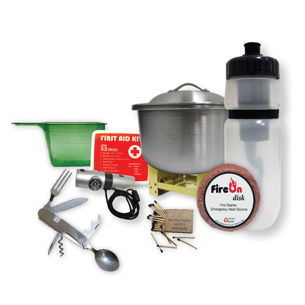 4-Pail Food Variety Kit with Survival Gear R149