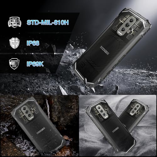 20GB RAM 256GB ROM 6.56'' 90Hz Display 50MP Camera 5150mAh Battery IP68/IP69K Waterproof Rugged Smartphone M568