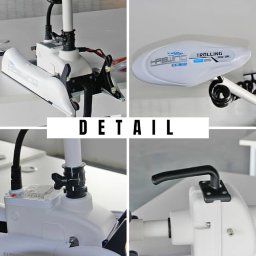 12V 55LB 54 Inch Shaft Electric Trolling Motor with Remote Control K841322