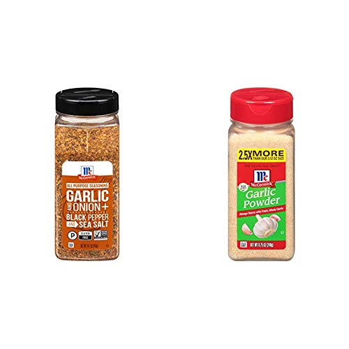 All Purpose Seasoning, 14.7 oz & Garlic Powder, 8.75 Oz Z92342