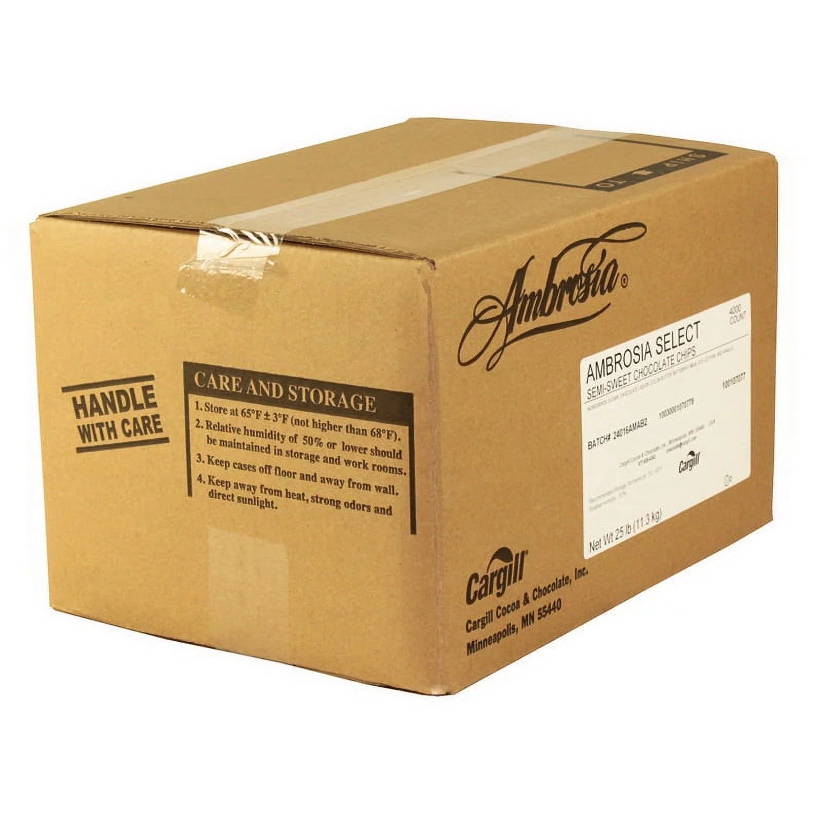 Drop Chocolate Real Semisweet 25 Lb. Q383219