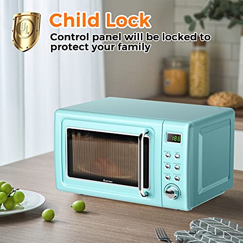 0.7 Cu.ft Compact Microwave Oven with Glass Turntable Q6694