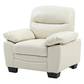 Faux Leather Chair in Pearl Y817