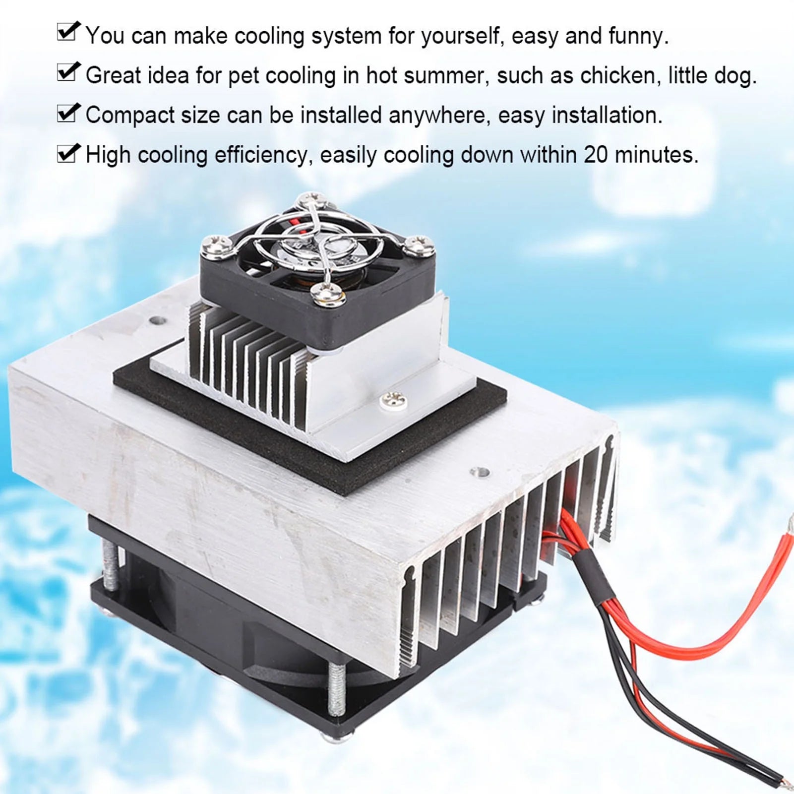 DIY Mini Semiconductor Refrigeration Cooling System Kit DC12V I568