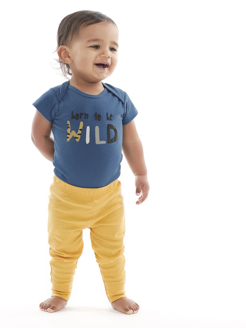6-Piece Baby Boys Bodysuits & Pants Set F4454