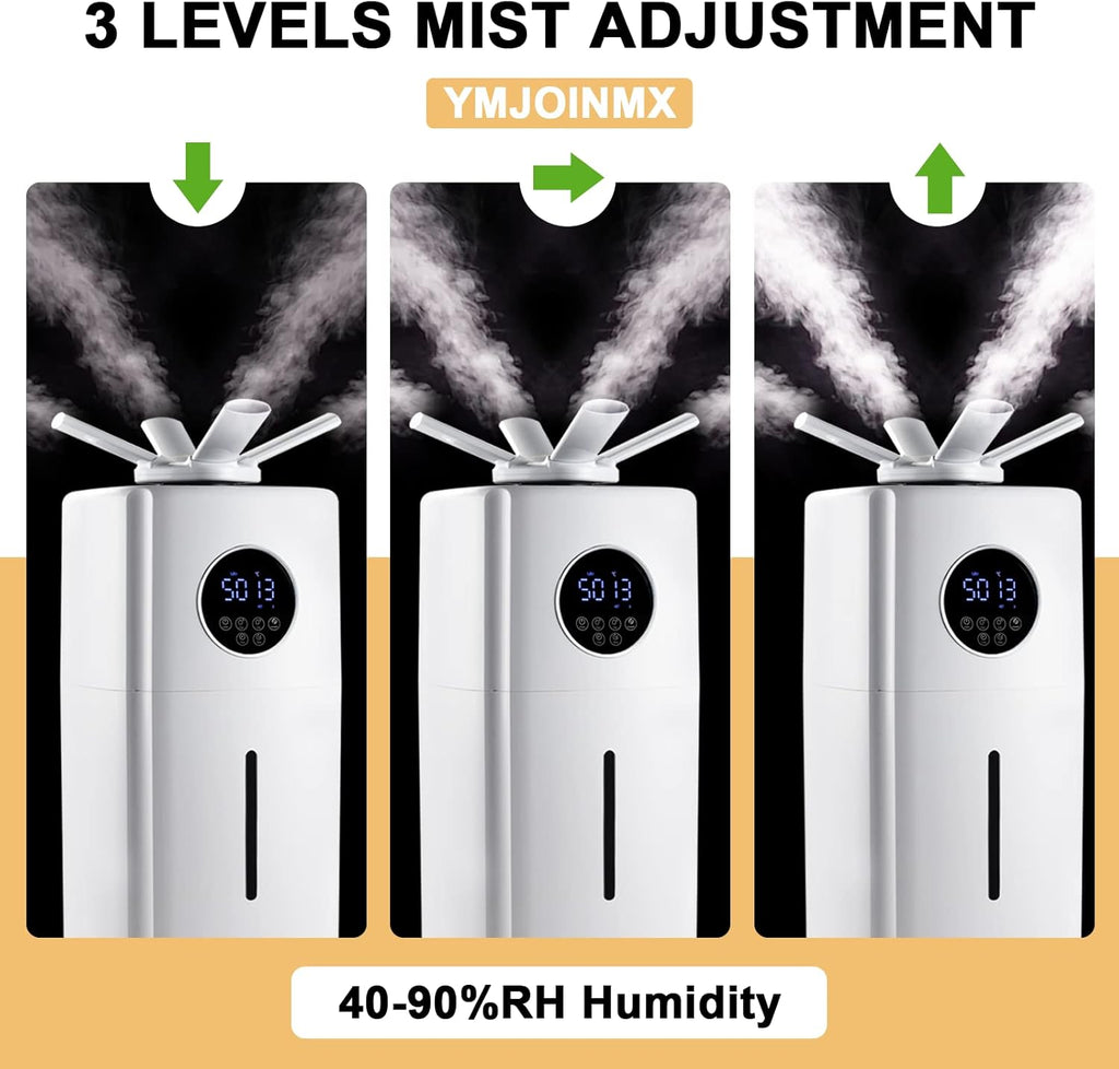 6Gals Water Tank Max 2000ml/h Mist Output Faucet Filling Humidifier 110V C334