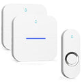 Wireless Doorbell with 2 Buttons & 2 Receivers F460249