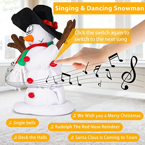 Animated Plush Toys, 6 English Christmas Songs A1424