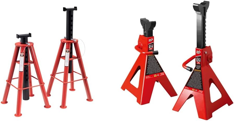 10-Ton Pin Type Jack Stands Pair E53162