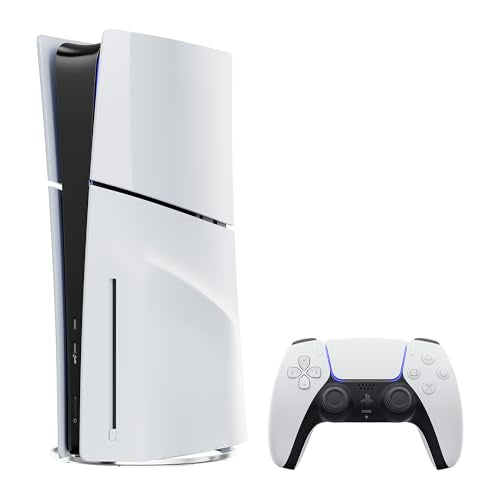 White 2TB SSD PS5 Slim Disc Gaming Console W990