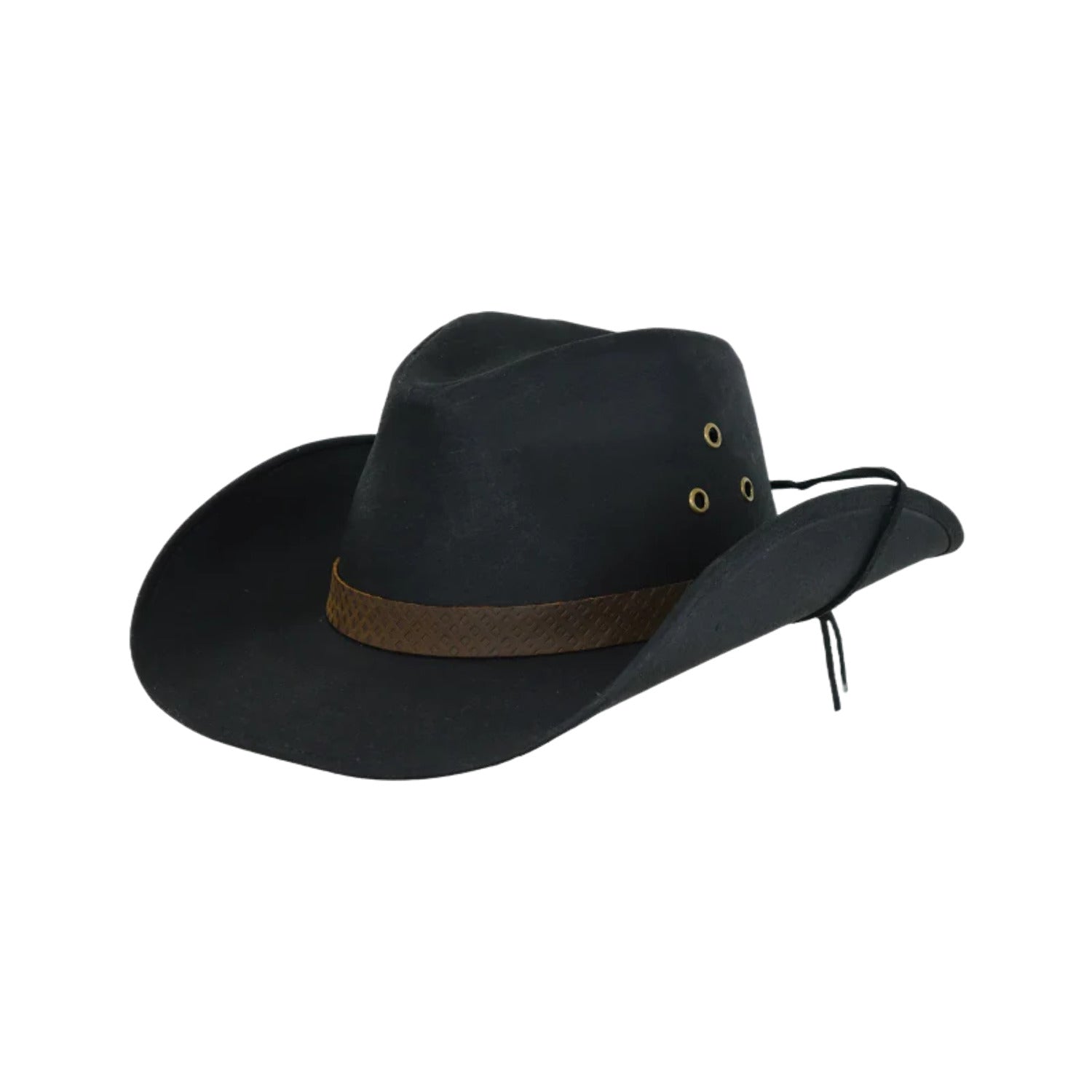 Black Waterproof Oilskin Hat G49765
