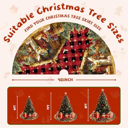 Christmas Tree Skirt 36 Inch Q123