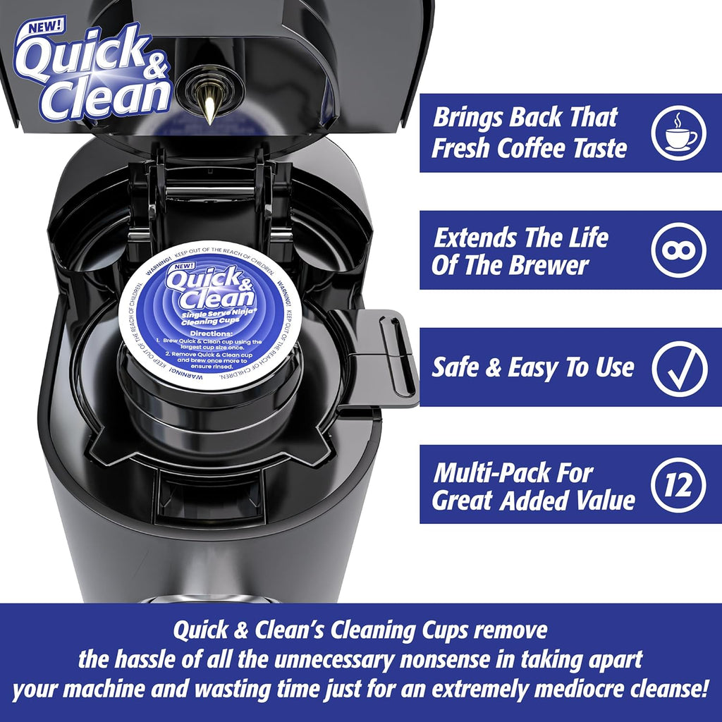 12-Pack Cleaning Pods for Coffee Machines O297932