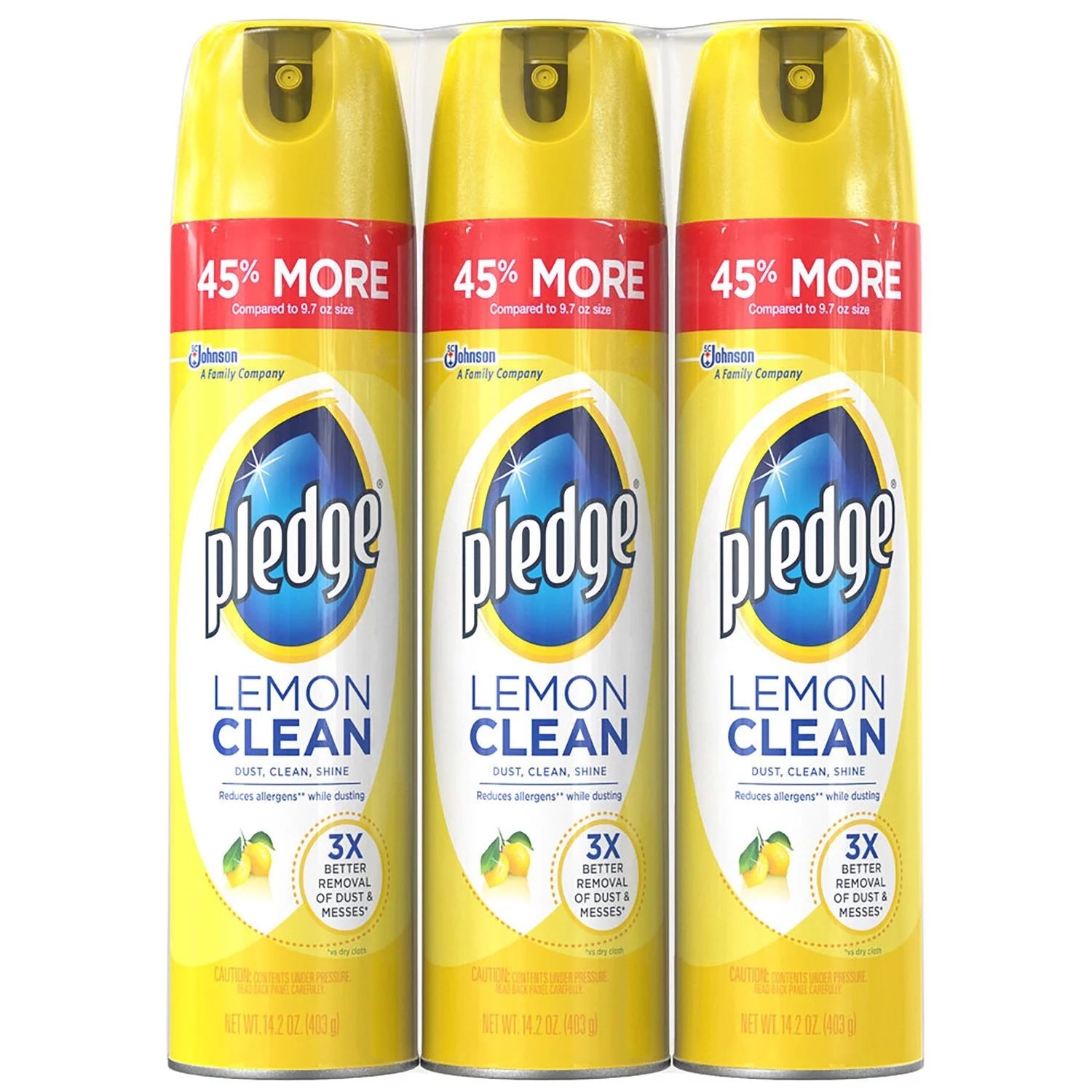 Lemon Furniture Cleaner, 14.2 Oz, 3 Ct Z1677