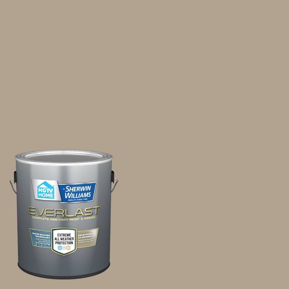 Flat Gristmill Greige Exterior Paint (1-Gallon) N29710