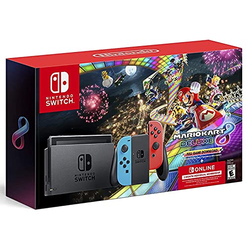Mario Kart 8 Deluxe Bundle 3 Month Nintendo + 128GB MicroSD Card V214721