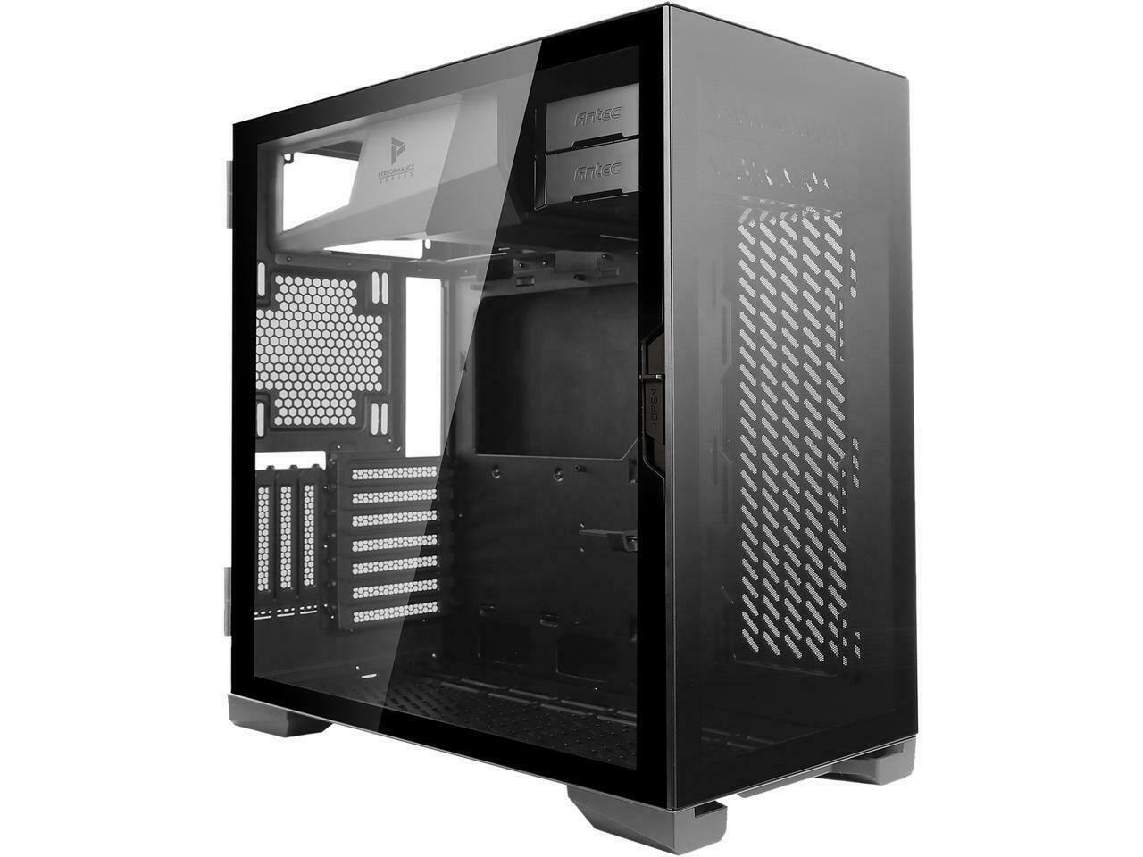E-ATX Mid-Tower Case Tempered Glass Front A6061