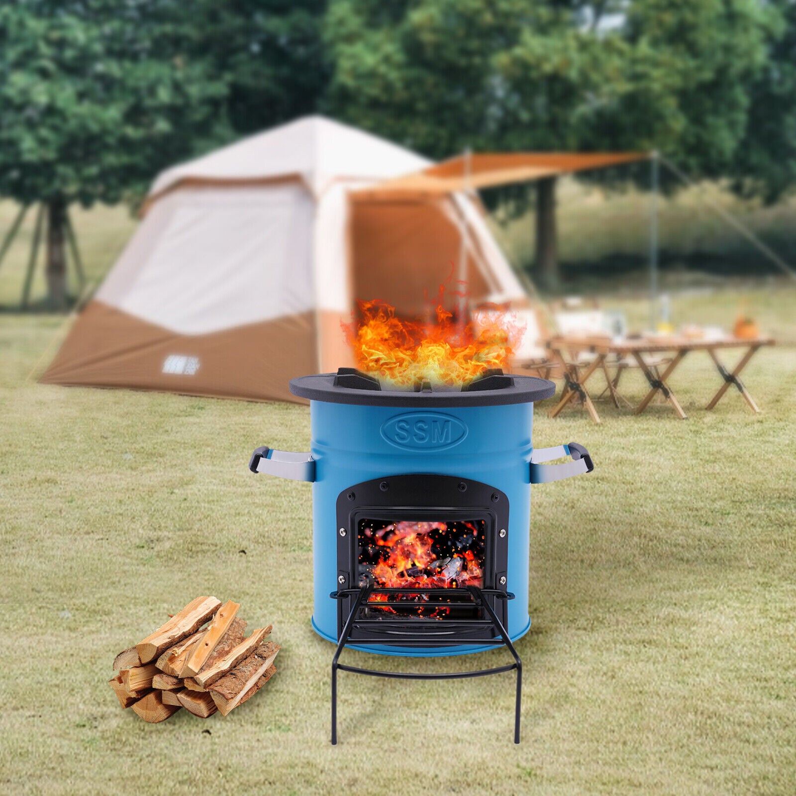 Outdoor Portable Camping Rocket Stove X967