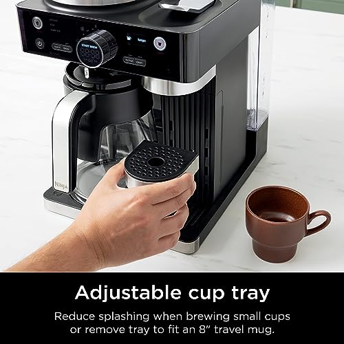 Black Espresso & Coffee Maker, 3 Brew Styles, Single-Serve, Nespresso Capsule Compatible, Built-in Frother B1783