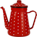 1.2L Enamel Coffee Pot Kettle Q6749