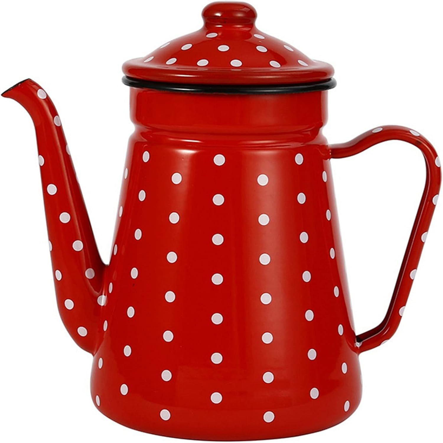 1.2L Enamel Coffee Pot Kettle Q6749