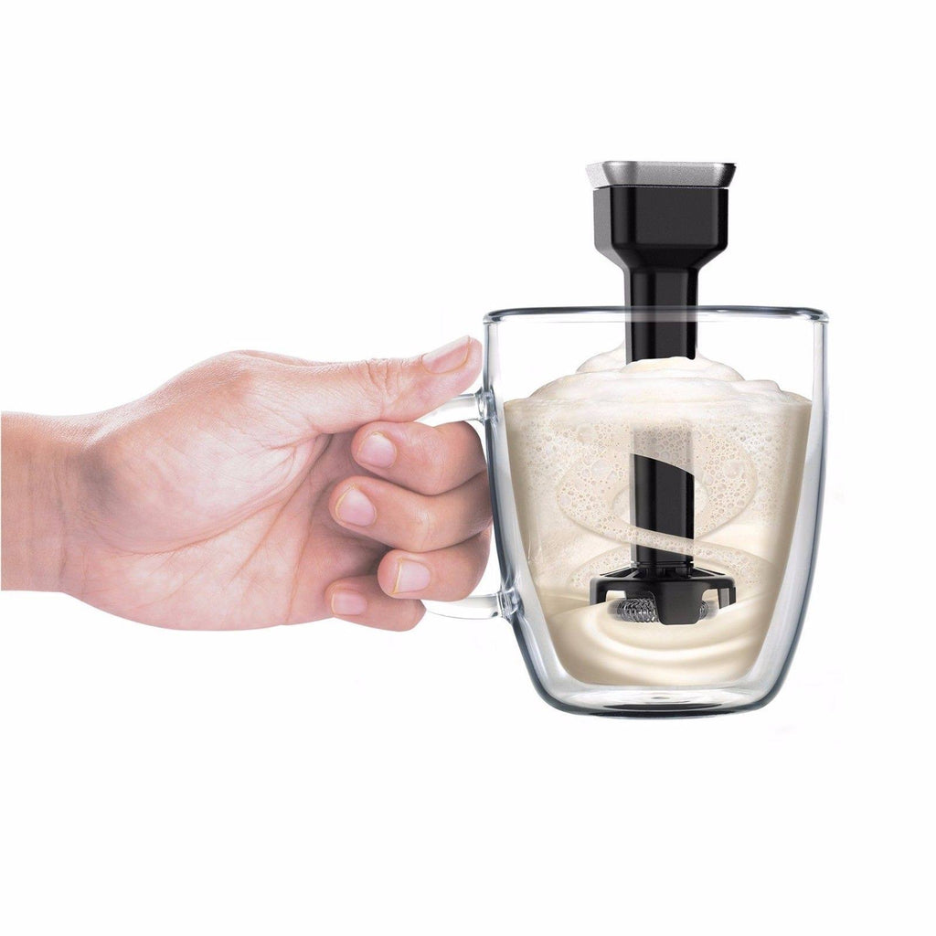 10-Cup Black Stainless Coffee Brewer with Glass Carafe A5603