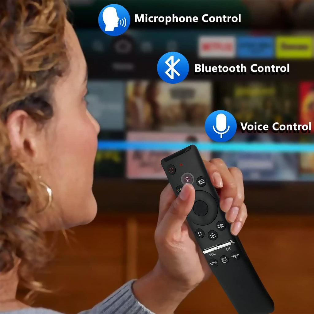 Remote Control for Samsung Smart TV with Voice and Netflix, Prime Video Buttons O946214