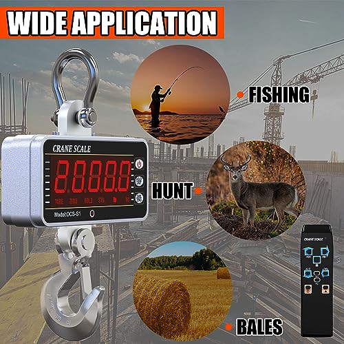 Orange Digital Crane Scale N1751