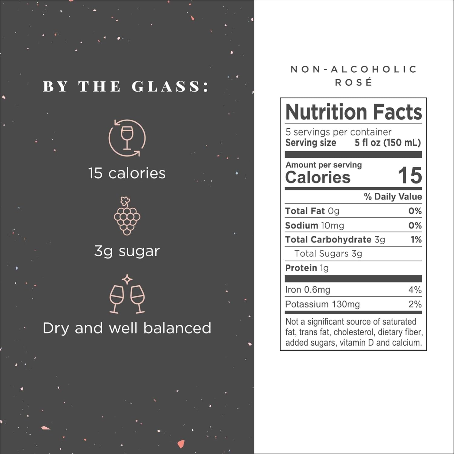Non-Alcoholic Rose´ Wine, 750 ml (1 Bottle) P46199