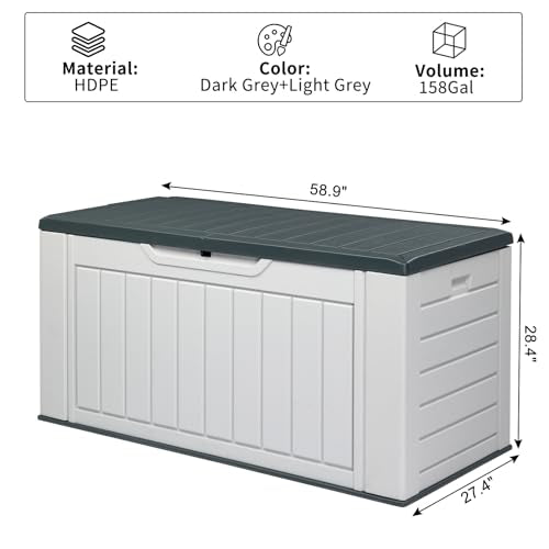 White Resin Outdoor Storage Shed (59 Cu.ft) Z72472