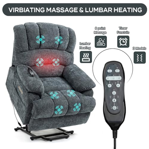 Massage Recliner with Heat, Beige R295031
