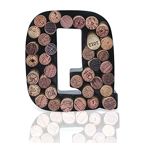 Metal Letter Wine Cork Keepsake Saver & Holder Z501