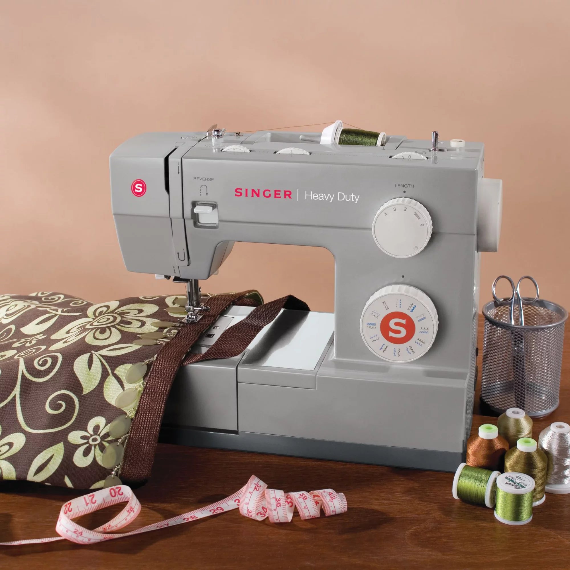 Heavy Duty Sewing Machine with Presser Foot Kit S213182