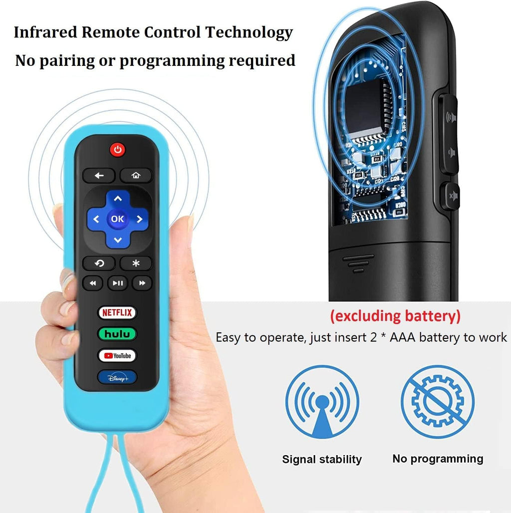Replacement Remote with Luminous Silicone Case L364