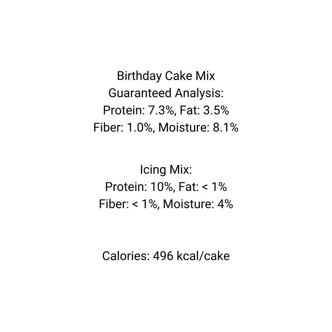Dog Birthday Cake Kit L4358
