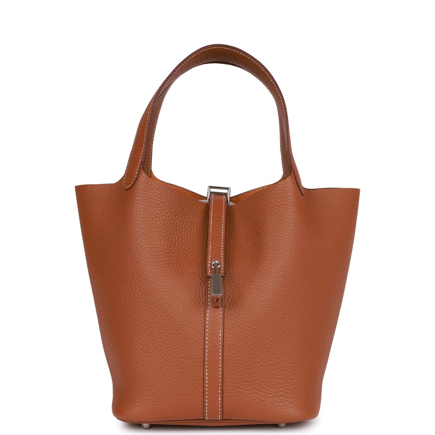 Gold Clemence Palladium Hardware Bag J75577