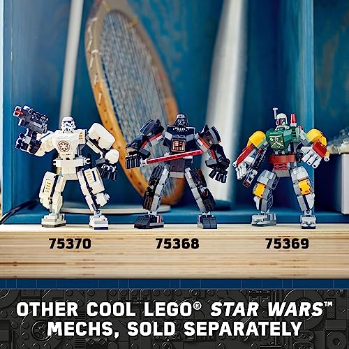 LEGO Star Wars Boba Fett Mech Buildable Action Figure with Shield, Stud Blaster and Jetpack U48699