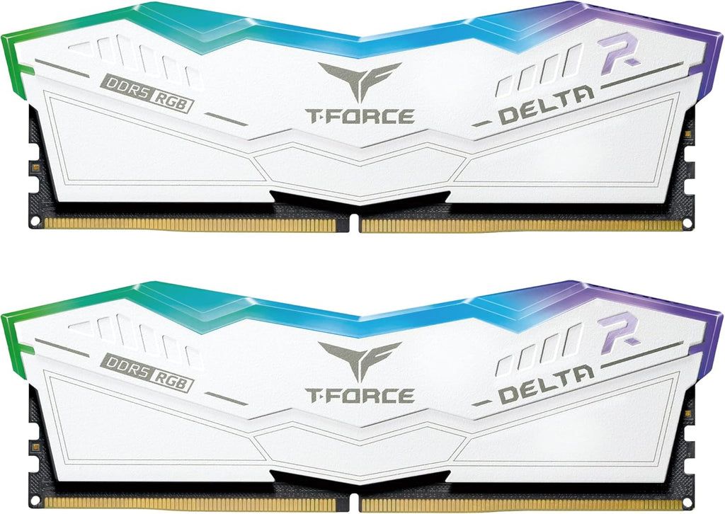 32GB (2x16GB) DDR5 6400MHz CL40 Desktop Memory Ram (White) Y352262