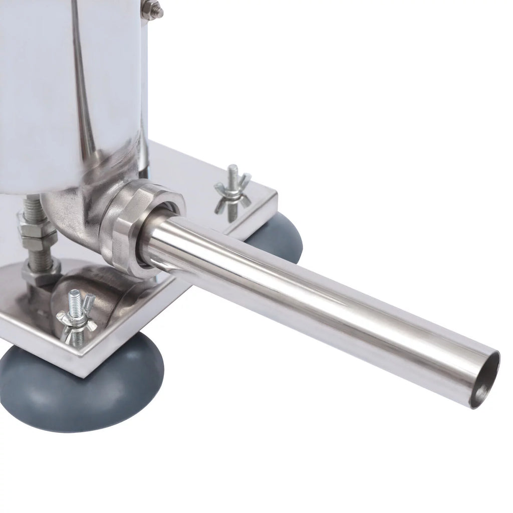 3L Manual Sausage Stuffer Stainless Steel Vertical Sausage Maker with 8 Tubes S34671
