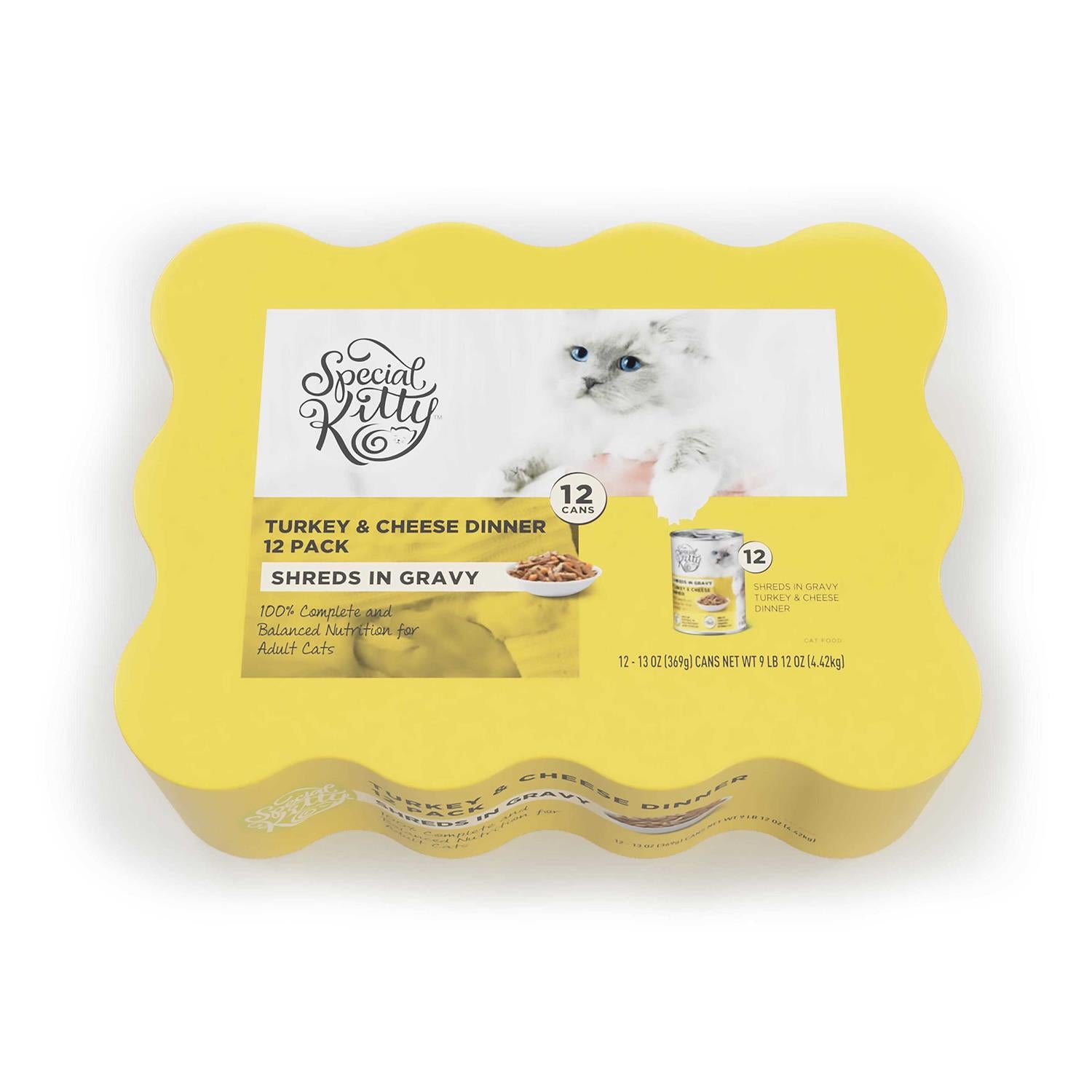 Turkey Cheese Wet Cat Food Multi-Pack V752944