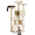 54in Cat Tree Tower Condo Furniture Scratch Post Y933765
